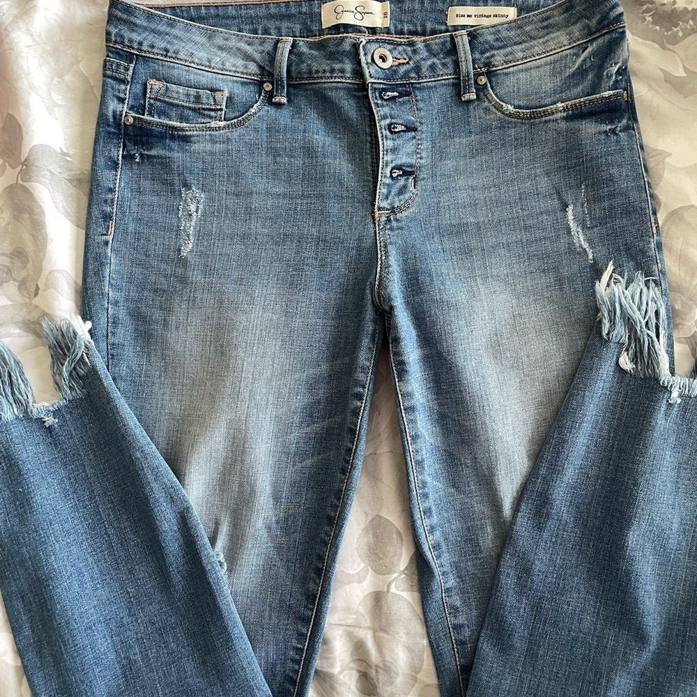 Jessica Simpson Fringe Jeans